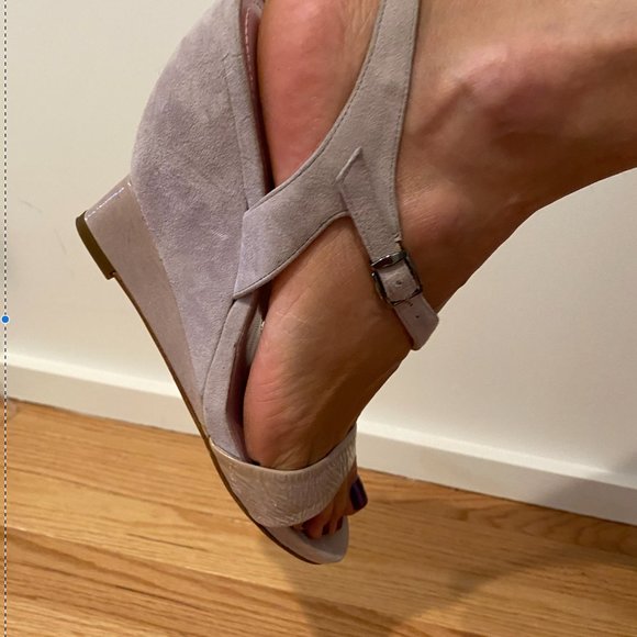 Jil Sander women high sandals -Lilac 38.5 - Picture 1 of 16